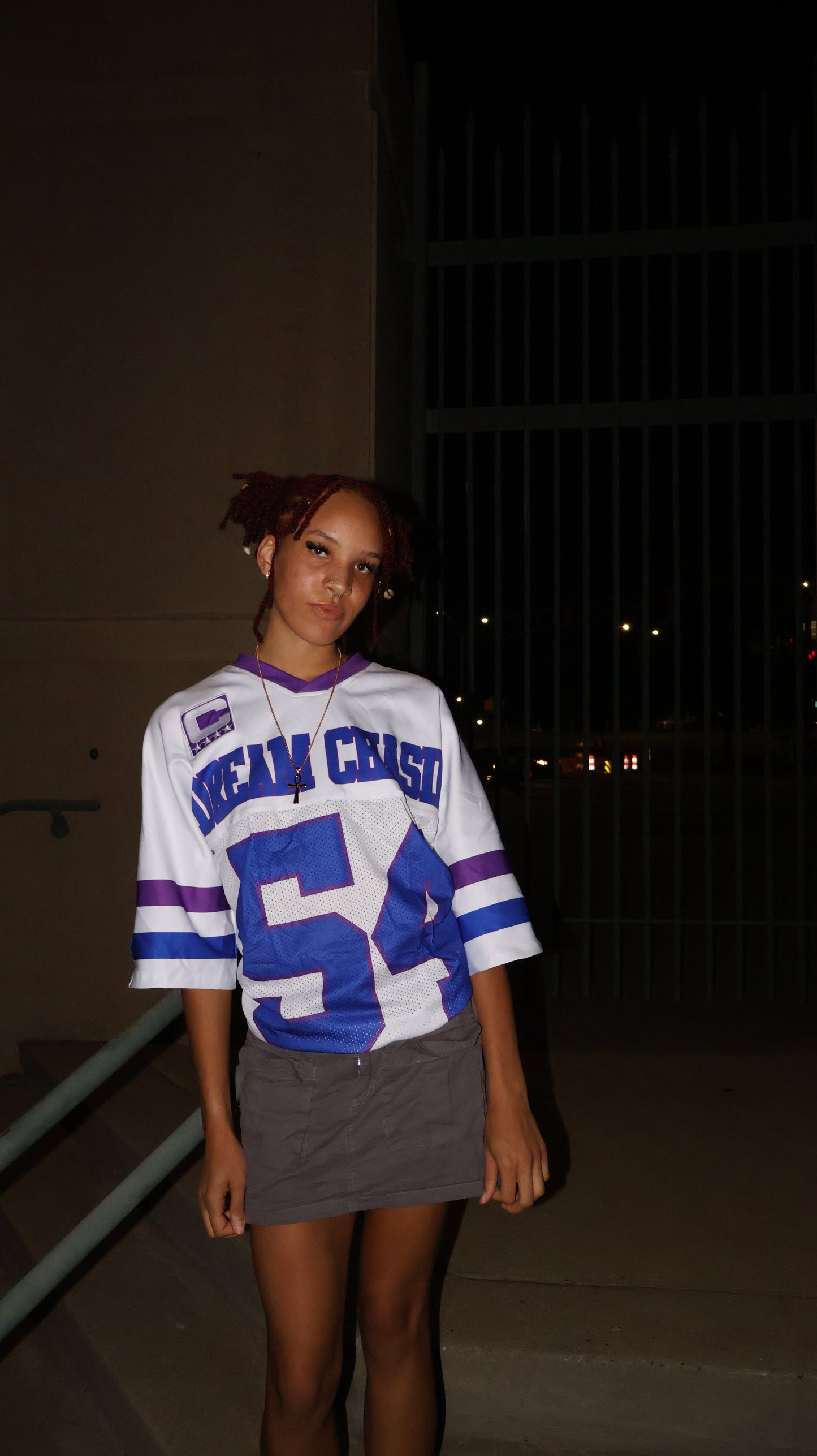 White,blue,purple DC university Jerseys