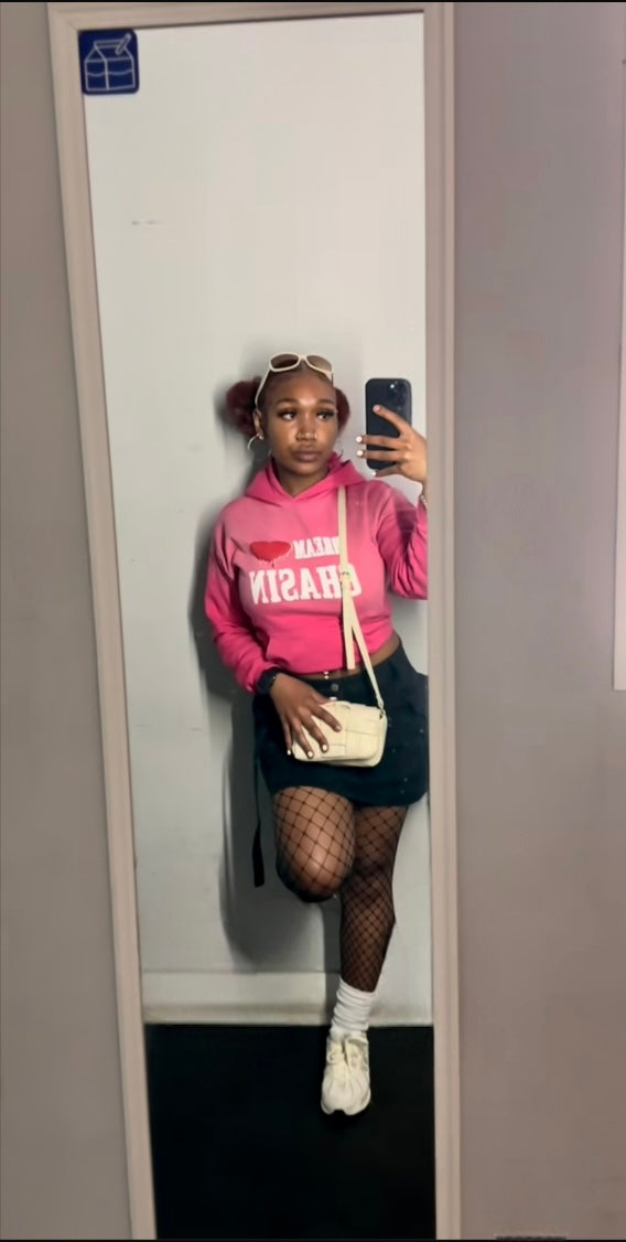 Pink Sundried DC hoodie